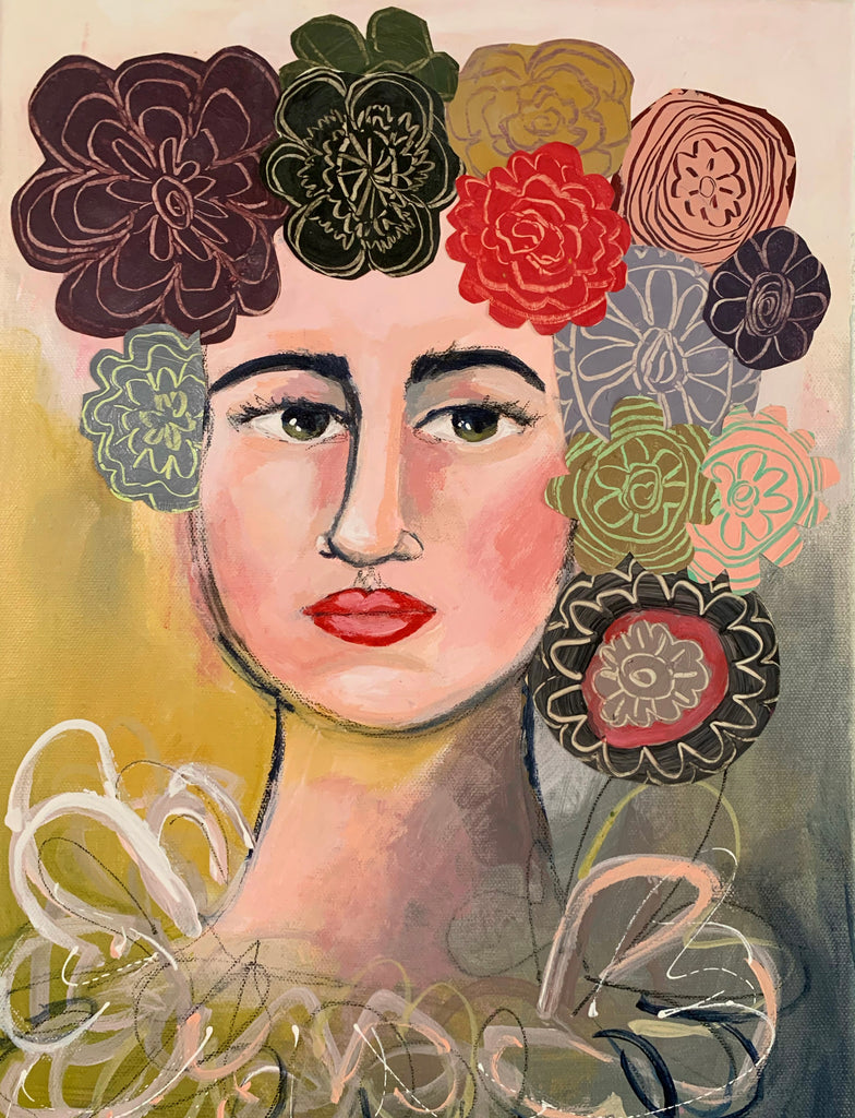 Neoclassic beauty 12x16” canvas