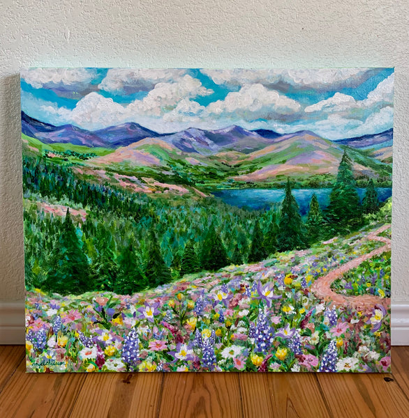 Wildflower trail - 24x20" on canvas