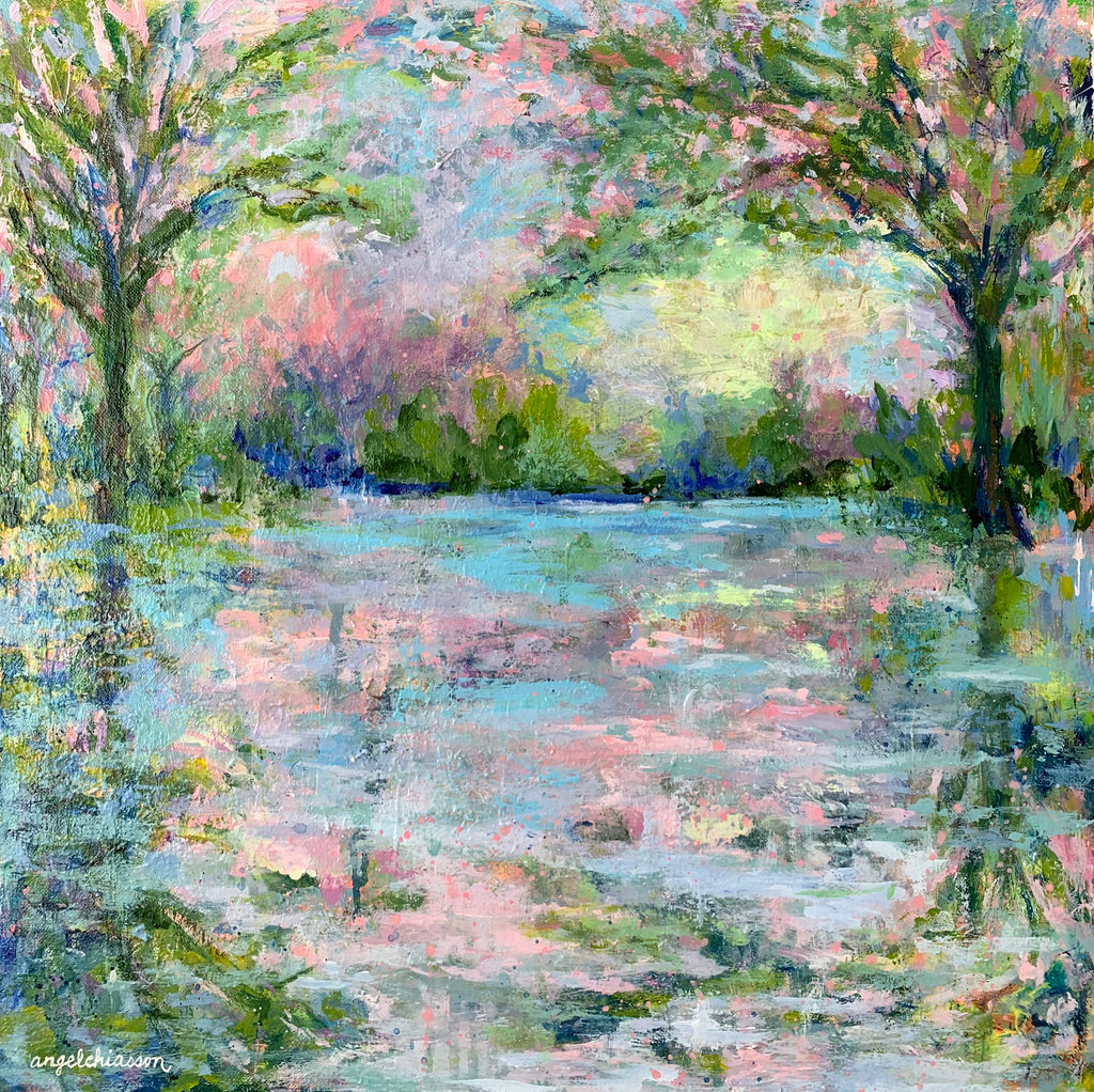 Rivers Edge - 20x20" on canvas