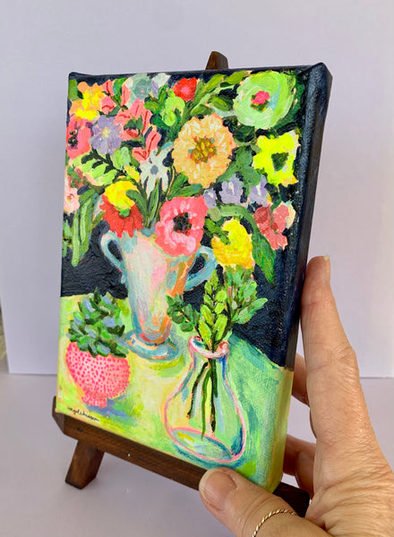 Exotic Spring - 5x7" painting on canvas