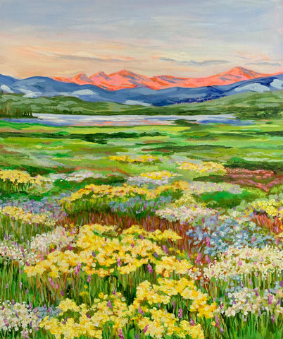 Reservoir blooms - 20x24" on canvas
