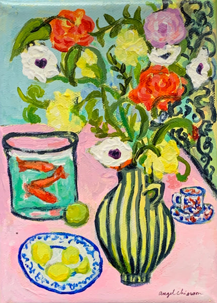 French Bouquet - 5x7" painting on canvas