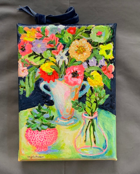 Exotic Spring - 5x7" painting on canvas