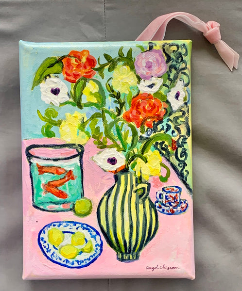 French Bouquet - 5x7" painting on canvas