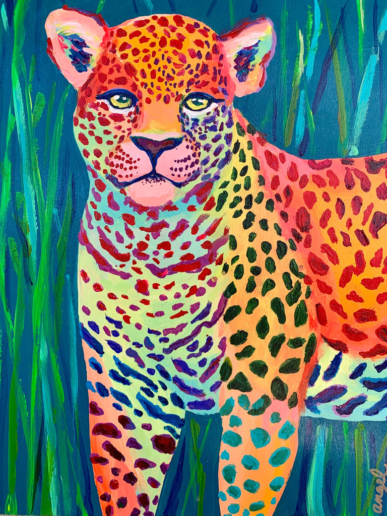 Confetti Leopard  (print)