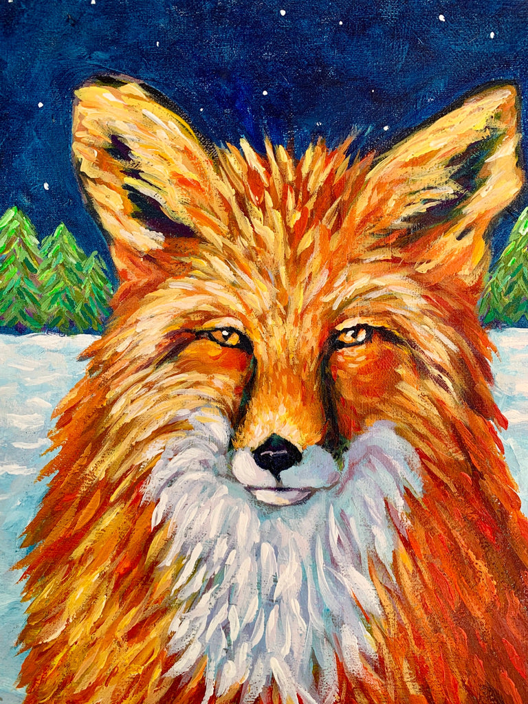 Winter Fox (print)
