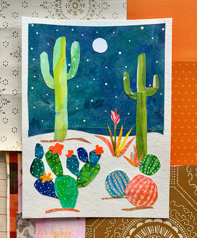 Paper Night Desert