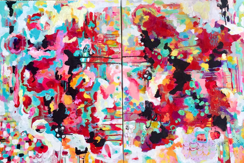 Bubblegum I & II  (Diptych)