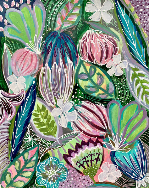 Amethyst & Aqua Garden